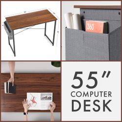 New 55 Inch Desk Table Workstation