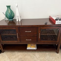 Wood TV Console 