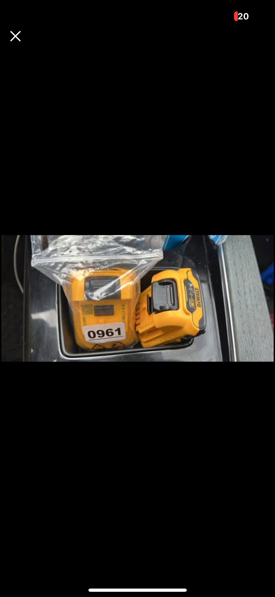 DEWALT 12V MAX 2Ah Lithium Ion Battery and charger (2 SETS AVAILABLE)
