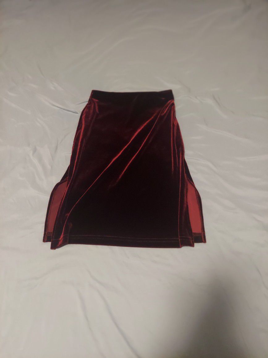 Dark Red  Skirt Size XS-bundle With Other Items For Discounts