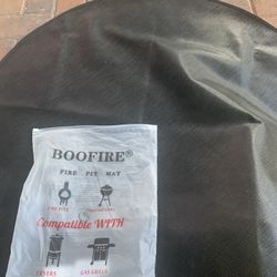 Round Ember Mat Pad 36 Inch For Barbecue 