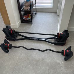 Bowflex SelectTech 2080 with Curlbar 