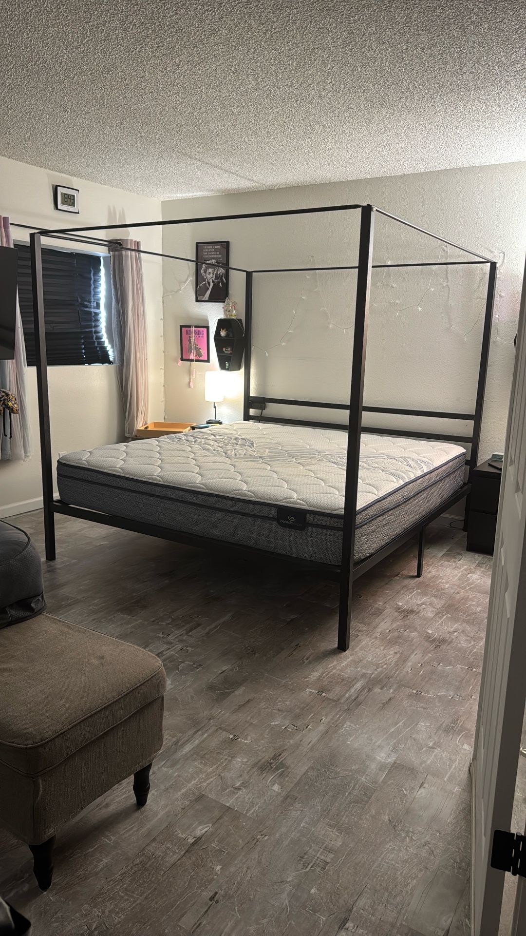 King Size Canopy Bed Frame (new)