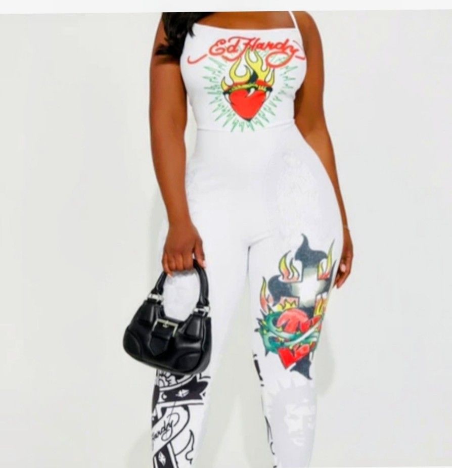 NEW Edhardy Sacred Heart Jumpsuit
