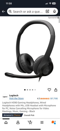 Logitech USB headsets headphones
