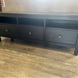 IKEA Hemnes 3 Drawer TV Stand / Entertainment Center - Black-brown - Excellent Condition!!!