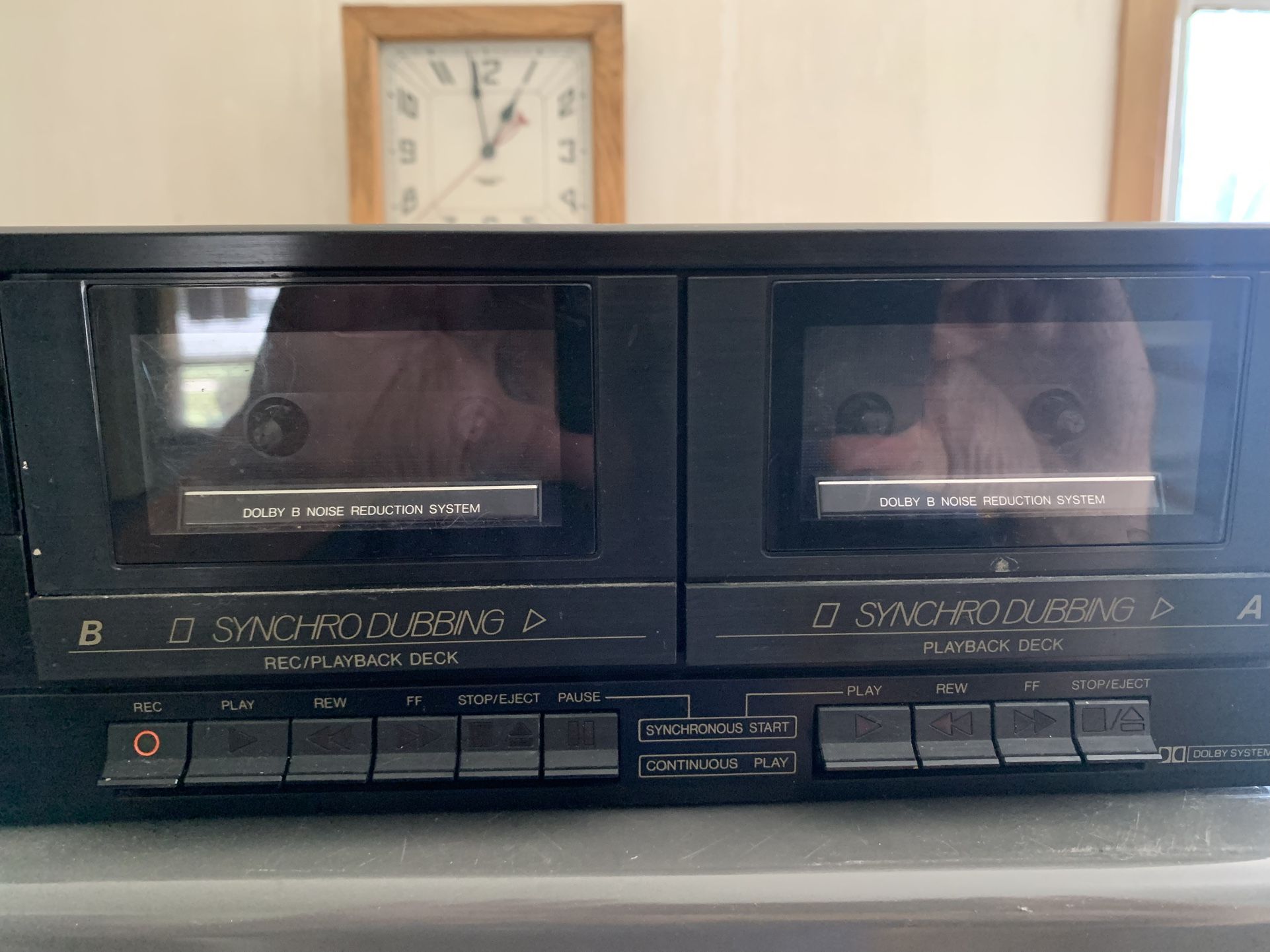 JVC Dual Cassette Deck - Model TD-W106