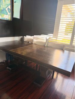 8 person dining set with 8 chairs