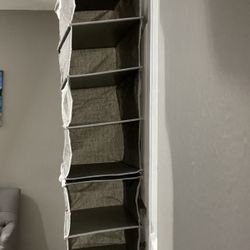 8 Shelf Hanging Hats/Shoes Organizer