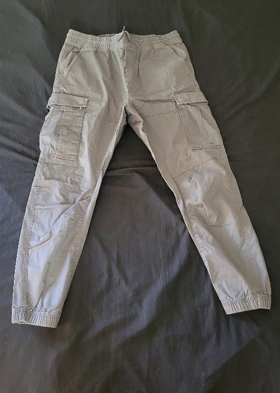 H&M Grey Cargo Joggers