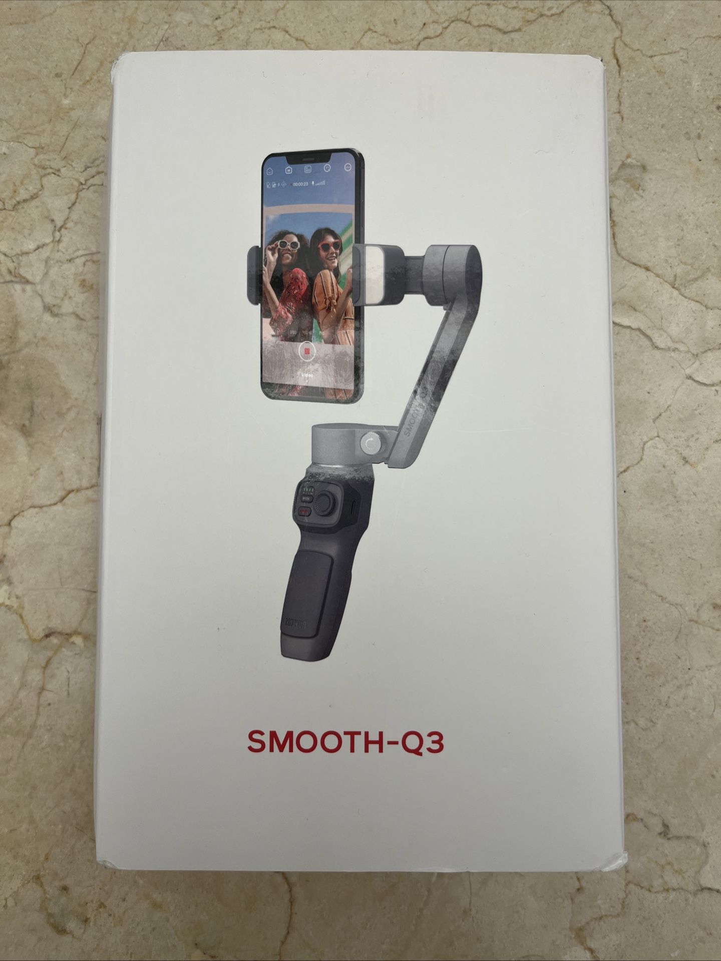 Zhiyun Smooth Q3 Phone Gimbal Stabilizer With Built in Light - Mint!
