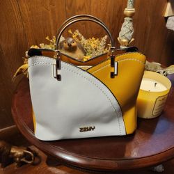 Women's Yellow / White Handbag 