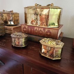 Beautiful Vintage Cricket Boxes