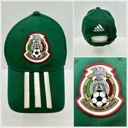 Adidas FMF 3S Verde Gorra Mexican National Team Cap
