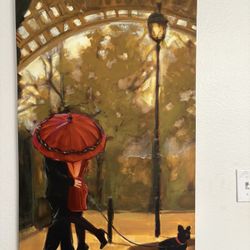 Paint  on canvas with frame