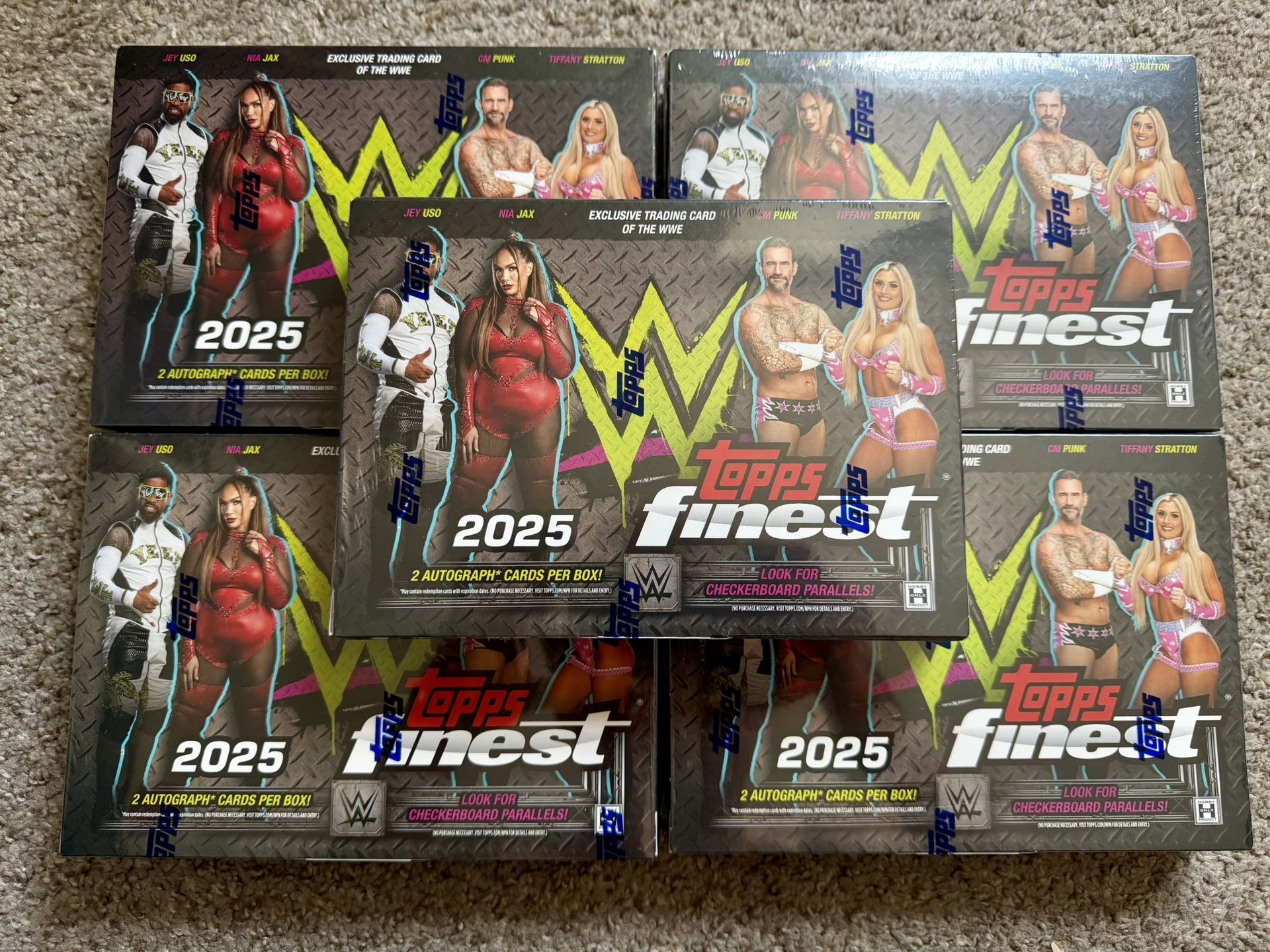*NEW/SEALED* 2025 Topps Finest WWE Trading Cards Hobby Box NEW / SEALED