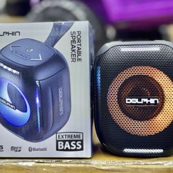 IPX5 Portable Bluetooth Speaker with LED Lights