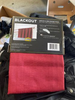 Blackout Panel 63 in pocket panel