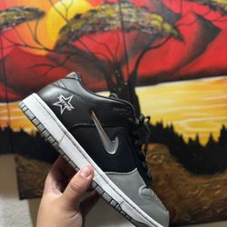 Nike Sb Supreme Jewel Swoosh Silver  Size 10.5 