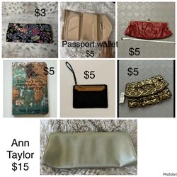 Multiple wallets/wristlets