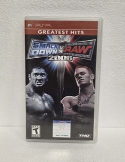 PSP Smackdown vs raw wwe 2006