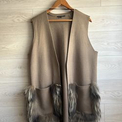 Kobi Halperin Wool Fox Pocket Wool Vest 