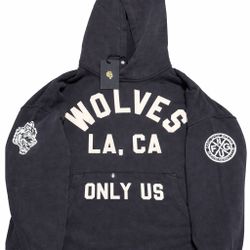 Darc Sport Wolves Only Us Hoodie Size Large