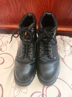 Black Steel Toe Work Boots