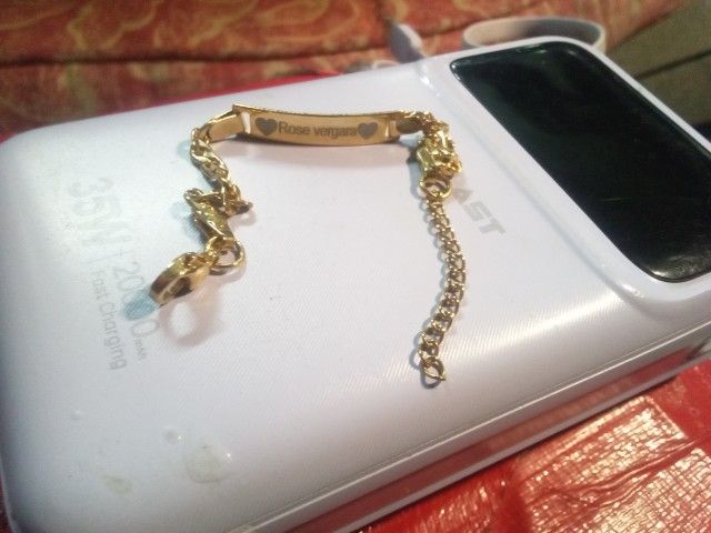 Gold Plated Babies Bracelet For A Girl