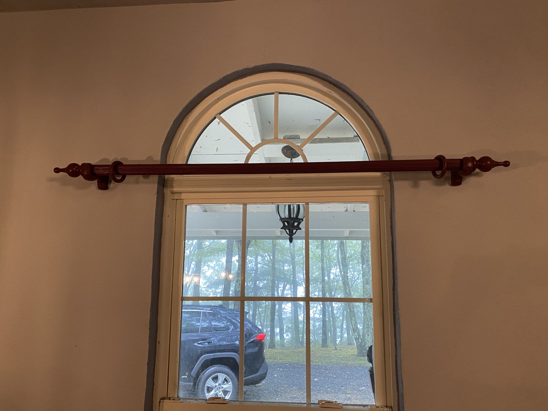 Drapes curtains and Bars with hanger hooks