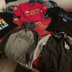 Sports Shirts and Sweaters Lakers Dodgers UCLA