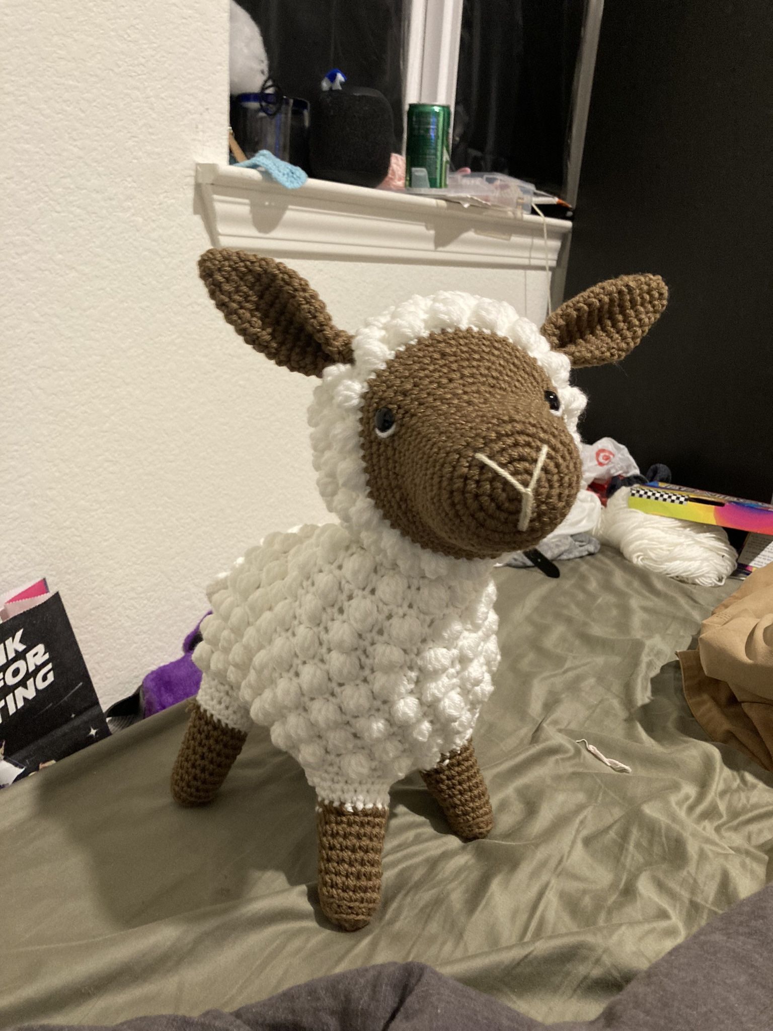 Handmade Crochet Sheep,All Products : American Fashion Style Bags On Sale