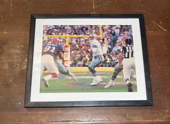 Troy Aikman Dallas Vs Buffalo 8x10 Frame