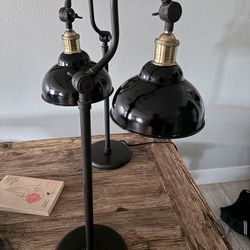 Pottery Barn desk / nightstand lamps