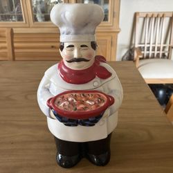 “Certified International” Chef Cookie Jar