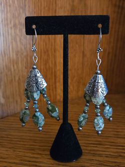 Unique Ocean Jasper Earrings