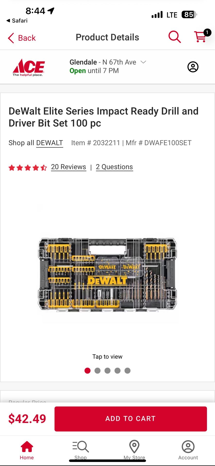 Dewalt Bit Set
