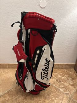 Titleist Golf Stand Bag Red White Black