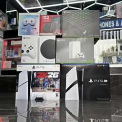PlayStation 5, PlayStation 5 Pro, Xbox Series X & S, Nintendo Switch 2, MetaQuest 3S (Take It Home In Payments/ llévalo a casa en pagos 