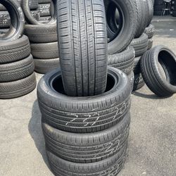 235/50/18 set of used tires in great condition 250$ plus tax for 4. Installation and  balance available but not included.  Wheel alignment available. 