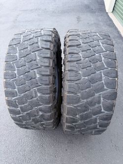 (2) 37x13.50R20LT Toyo Open Country R/T Pro