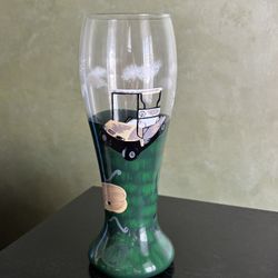 Lolita 19th Hole Hand Painted 22 oz Pilsner Beer Glass