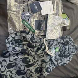 Bape X Coach Hoodie Like New Size L