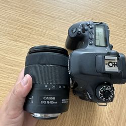Canon 80D Body with canon efs 18-135mm Lense 