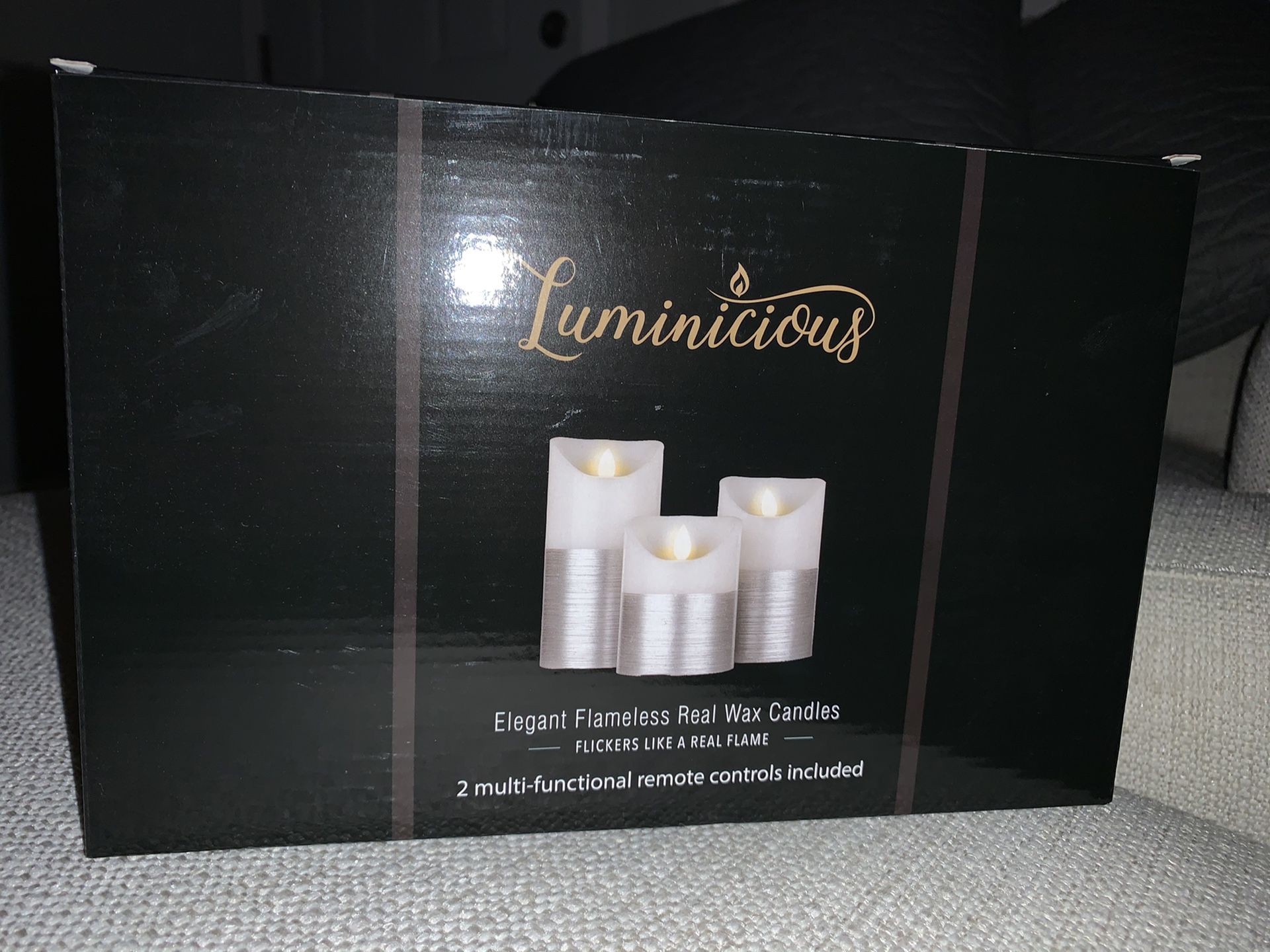 Luminicious flameless candles with remote controls