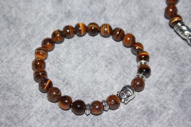 Tigereye Buddha Bracelet