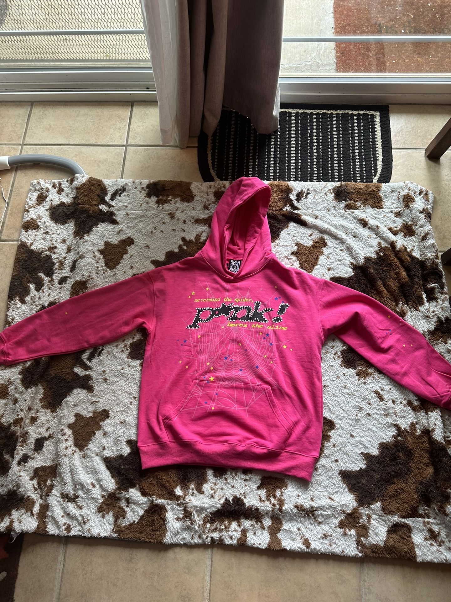 Pink Spder Hoodie