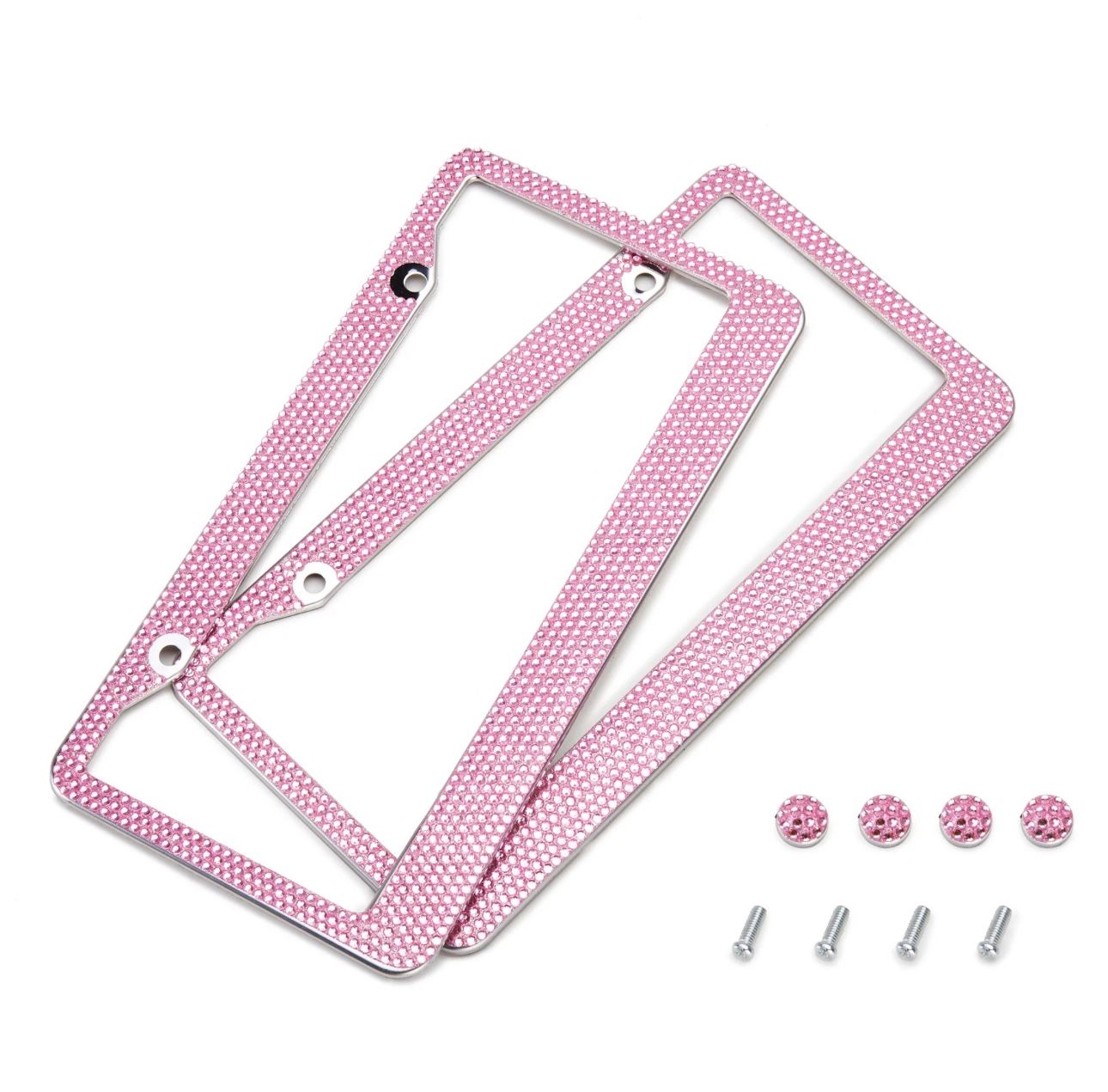 Pink 2pc License Plates 