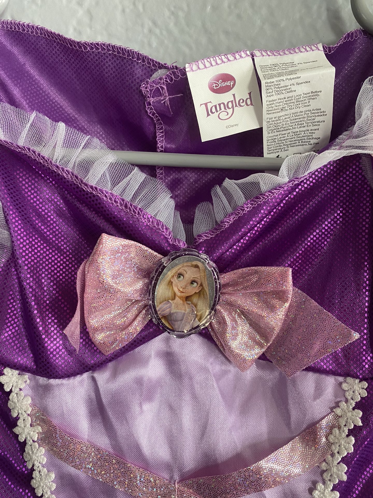 DISNEY RAPUNZEL TANGLED PRINCESS COSTUME DRESS
