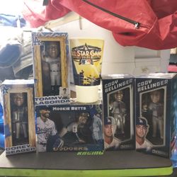 Mookie,Sieger,Lasorda,Bellinger Bobble Heads 